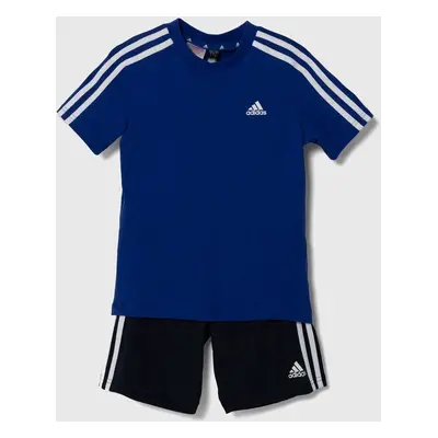 Dětská bavlněná souprava adidas LK 3S CO T SET IJ6358