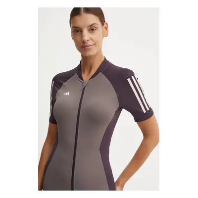 Cyklistické tričko adidas Performance Essentials šedá barva, IT3413