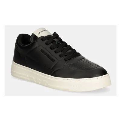 Sneakers boty Emporio Armani černá barva, X4X677 XF805 00002