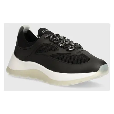 Sneakers boty Calvin Klein RUNNER LACE UP PEARL MIX M černá barva, HW0HW02079