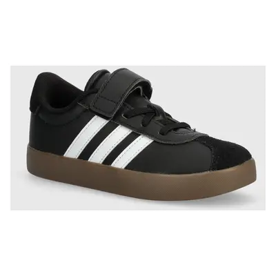 Dětské sneakers boty adidas VL COURT 3.0 EL C černá barva