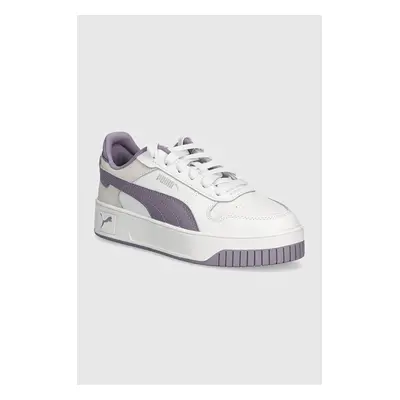 Dětské sneakers boty Puma Carina Street Jr bílá barva