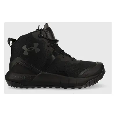 Boty Under Armour UA Micro G Valsetz Mid pánské, černá barva