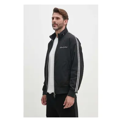 Bunda Armani Exchange pánská, černá barva, přechodná, oversize, 8NZB99 ZNXXZ