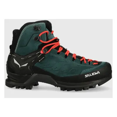 Boty Salewa Mountain Trainer Mid GTX dámské, zelená barva