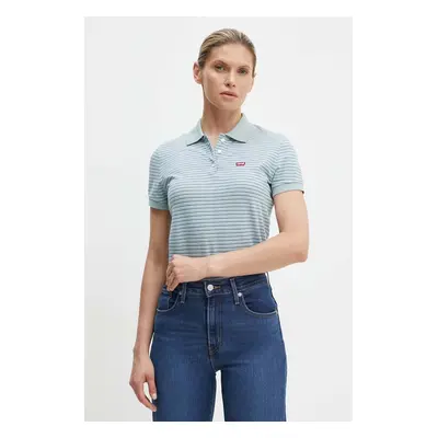 Polo tričko Levi's zelená barva