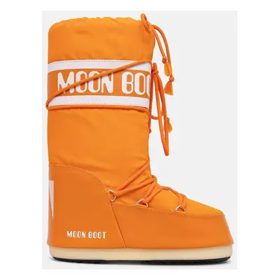 Sněhule Moon Boot MB ICON NYLON oranžová barva, 80D1400440 C001