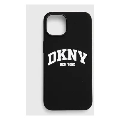 Obal na telefon Dkny iPhone 14 / 15 / 13 6.1" černá barva, DKHMP14SSNYACH