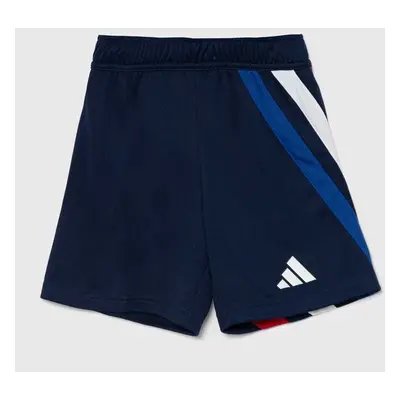 Dětské kraťasy adidas Performance FORTORE23 SHO Y tmavomodrá barva, vzorované, nastavitelný pas,