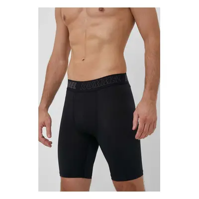 Tréninkové šortky Hummel hmlTE TOPAZ TIGHT SHORTS černá barva, 213474