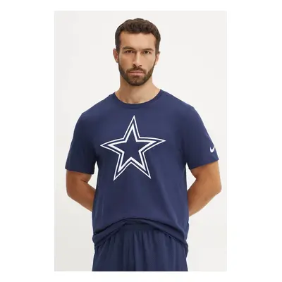 Bavlněné tričko Nike Dallas Cowboys tmavomodrá barva, s potiskem, N199-41S-7RD-CLH