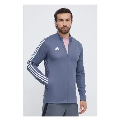 Tréninková mikina adidas Performance Tiro 23 šedá barva, s aplikací, HS3504