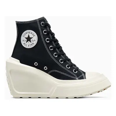 Kecky Converse Chuck 70 De Luxe Wedge dámské, černá barva, A06478C