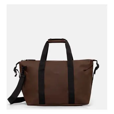 Taška Rains Hilo Weekend Bag Small W3 hnědá barva, 14220-23