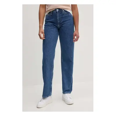 Džíny Calvin Klein Jeans dámské, high waist, J20J224383