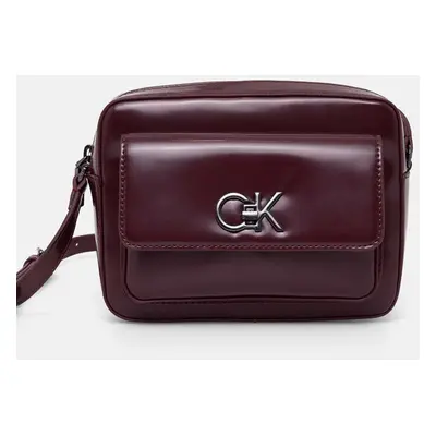 Kabelka Calvin Klein fialová barva, K60K612544