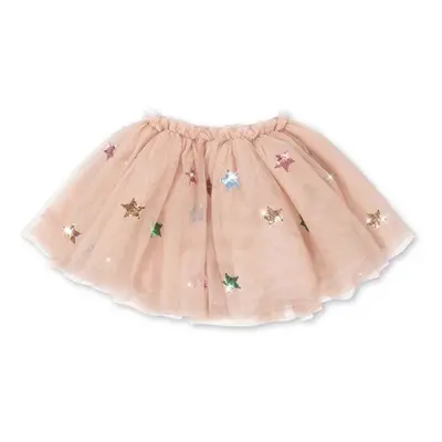 Dětská sukně Konges Sløjd YVONNE SKIRT béžová barva, mini, áčková, KS101759