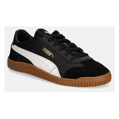 Kožené sneakers boty Puma Puma Club 5v5 SD černá barva, 395104