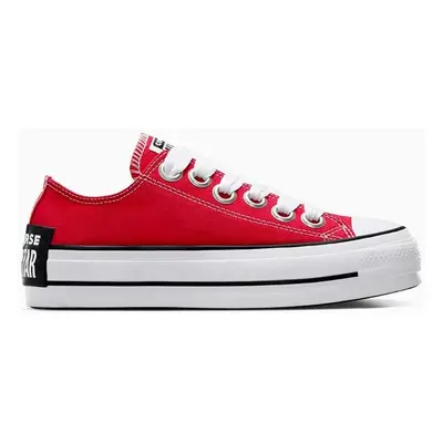 Tenisky Converse Chuck Taylor All Star Lift dámské, červená barva, A10425C