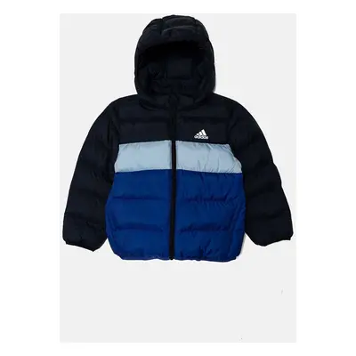 Dětská bunda adidas LK SDKT modrá barva, IW0552