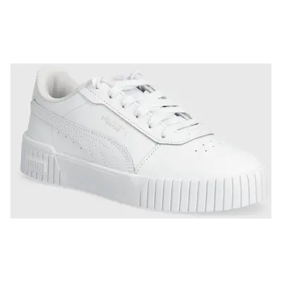 Dětské sneakers boty Puma Carina 2.0 Jr bílá barva