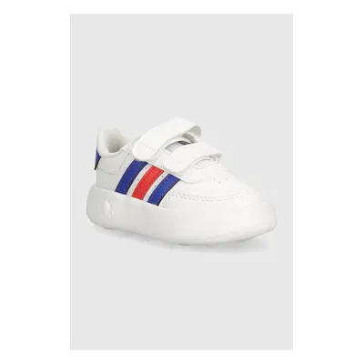 Dětské sneakers boty adidas BREAKNET 2.0 CF bílá barva, ID5278