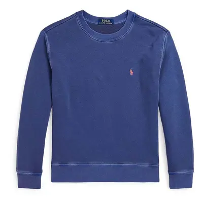 Dětská bavlněná mikina Polo Ralph Lauren hladká, 323942099003