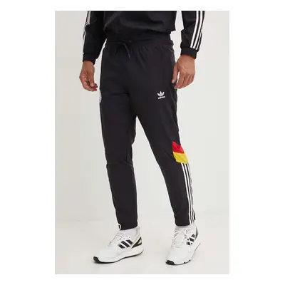 Tepláky adidas Originals černá barva, vzorované, IY7051