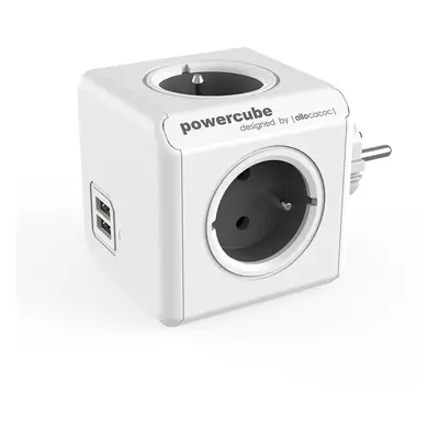 Allocacoc - Modulární rozbočka PowerCube Original USB GREY