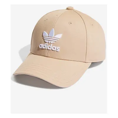 Bavlněná baseballová čepice adidas Originals žlutá barva, HL9326-beige