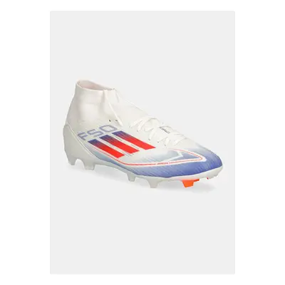 Fotbalové boty adidas Performance korki F50 League Mid bílá barva, JH8234