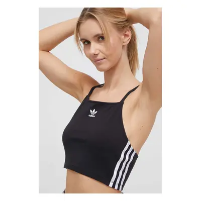 Top adidas Originals dámský, černá barva, IU2405