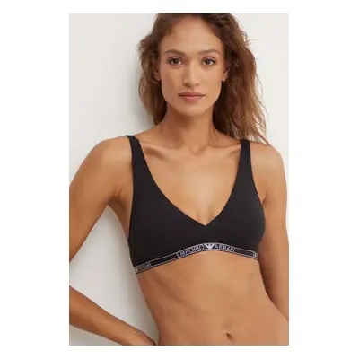 Podprsenka Emporio Armani Underwear černá barva, 164530 4F223