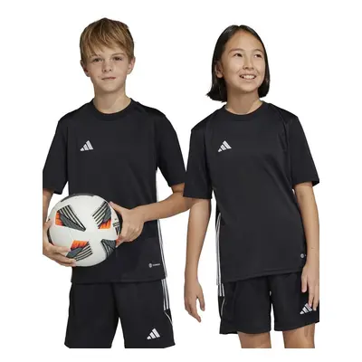 Dětské tričko adidas Performance TABELA 23 JSY Y černá barva