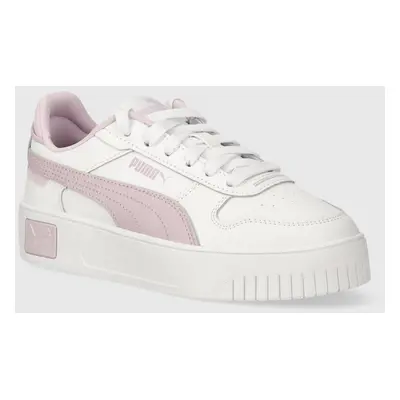 Dětské sneakers boty Puma Carina Street Jr bílá barva