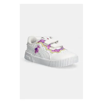 Dětské sneakers boty Puma Carina 2.0 Trolls 2 bílá barva, 398906