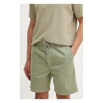 Kraťasy Pepe Jeans RELAXED SHORT pánské, zelená barva, PM801104