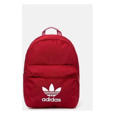 Batoh adidas Originals červená barva, velký, s potiskem, IX7455