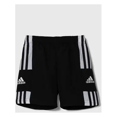 Dětské kraťasy adidas Performance SQ21 DT SHO Y černá barva, nastavitelný pas