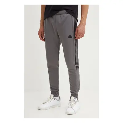 Tepláky adidas Tiro šedá barva, s aplikací, JI6381