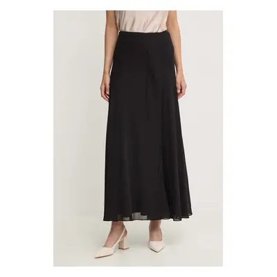 Sukně Calvin Klein černá barva, maxi, áčková, K20K207166