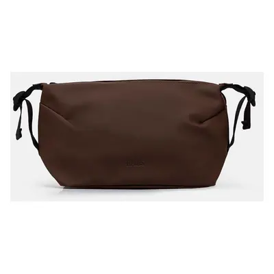 Kosmetická taška Rains Hilo Wash Bag W3 hnědá barva, 15630-23