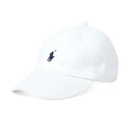 Bavlněná čepice Polo Ralph Lauren bílá barva, s aplikací