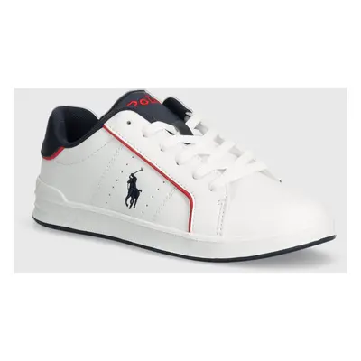 Dětské sneakers boty Polo Ralph Lauren bílá barva