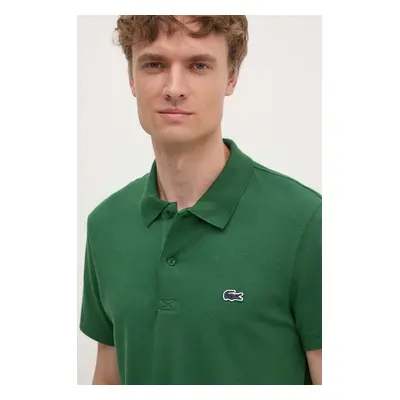 Polo tričko Lacoste zelená barva, DH5522