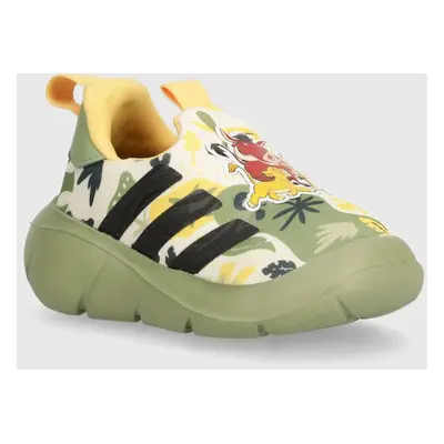 Dětské sneakers boty adidas MONOFIT TR Lioning zelená barva, IF9312