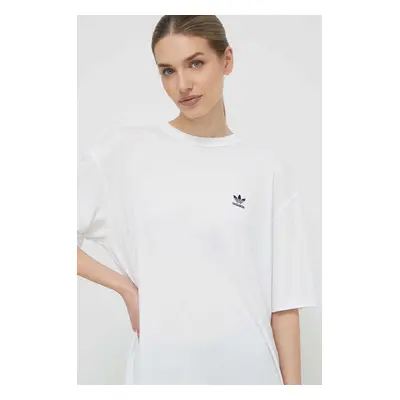 Tričko adidas Originals Trefoil Tee béžová barva, IR8064