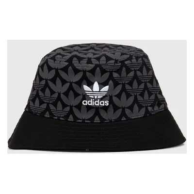 Bavlněný klobouk adidas Originals černá barva, IY1547