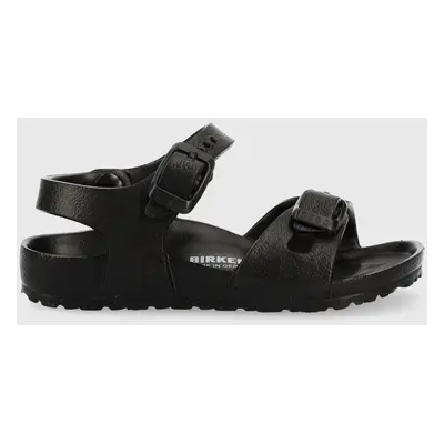 Dětské sandály Birkenstock černá barva