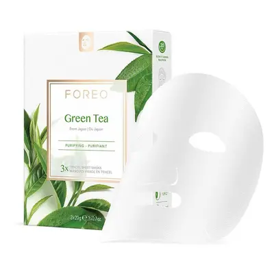 Maska na zklidnění zánětu pro smíšenou pleť FOREO Farm To Face Sheet Mask 3-pack